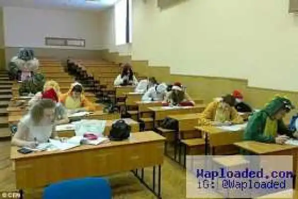 Students Arrive For Exams In Ridiculous Costumes After Professor Promises Bonus Marks